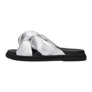 Zilver Metallic Slippers Inuovo , Gray , Dames