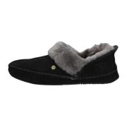 Gezellige Fjorda Pantoffels Warmbat , Black , Dames