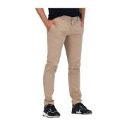 Beige Chino Gmd Flex Broek Tommy Hilfiger , Beige , Heren