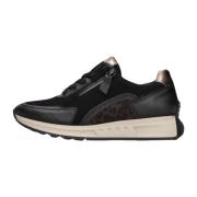 Lage sneakers met panterprint Gabor , Black , Dames