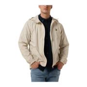 Beige Hooded Jack voor Heren Lyle & Scott , Beige , Heren