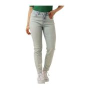 High Rise Slim Jeans - Blauw Mirage Scotch & Soda , Blue , Dames