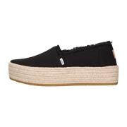 Zwarte Espadrilles Valencia Zomerstijl Toms , Black , Dames