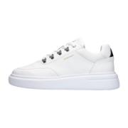 Witte Leren Sneakers Smew 1 Goosecraft , White , Heren