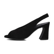 Zwarte Slingbacks 6038 Stijlvol Model Paul Green , Black , Dames