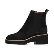 Zwarte Chelsea Boots Trendy Stijl Paul Green , Black , Dames
