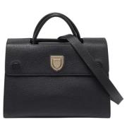 Pre-owned Leather totes Dior Vintage , Black , Dames