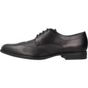 Klassieke Business Schoenen Iacopo Geox , Black , Heren