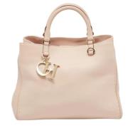 Pre-owned Leather totes Carolina Herrera Pre-owned , Pink , Dames