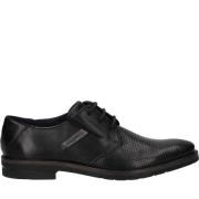 Formele Zwarte Zakelijke Schoenen Bugatti , Black , Heren