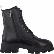 Klassieke zwarte leren booties Tamaris , Black , Dames