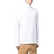 Witte Longsleeve Coltrui Golfstijl Études , White , Heren