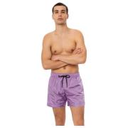 Elastische taille Medium lengte zwemkleding 4Giveness , Purple , Heren