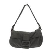 Pre-owned Nylon fendi-bags Fendi Vintage , Gray , Dames