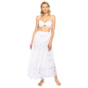 Lange Sangallo Rok Cover Up 4Giveness , White , Dames