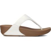 Witte Leren Slippers Fitflop , White , Dames