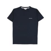 Standaard Logo T-Shirt Wit Norse Projects , Blue , Heren