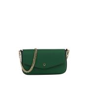 Smaragd Clutch Tas Pourchet Paris , Green , Dames