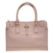 Pre-owned Leather totes Salvatore Ferragamo Pre-owned , Pink , Dames