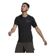 Trail Tee Adidas , Black , Heren