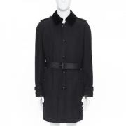 Pre-owned Cotton outerwear Burberry Vintage , Black , Dames