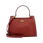 Rode handtas met twee compartimenten Pourchet Paris , Red , Dames