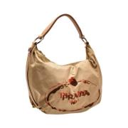 Pre-owned Leather prada-bags Prada Vintage , Beige , Dames