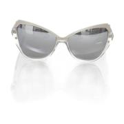 Metalen Cat Eye Zonnebril Frankie Morello , Gray , Dames