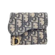 Pre-owned Canvas wallets Dior Vintage , Multicolor , Dames