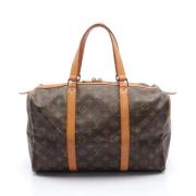 Pre-owned Leather travel-bags Louis Vuitton Vintage , Brown , Dames