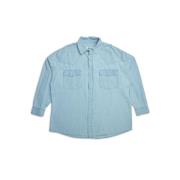 Wenders Chambray Shirt Deus Ex Machina , Blue , Dames