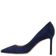 Pre-owned Suede heels Jimmy Choo Pre-owned , Blue , Dames