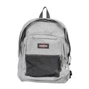 Grijze Polyamide Rugzak met Twee Compartimenten Eastpak , Gray , Heren