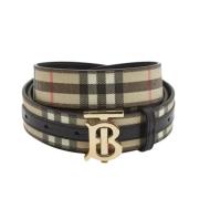 Pre-owned Coated canvas belts Burberry Vintage , Multicolor , Dames