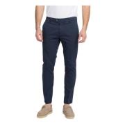 Blauwe Slim Fit Zomerbroek Michael Coal , Blue , Heren