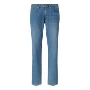 Blauwe Denim Regular Jeans Harmont & Blaine , Blue , Heren