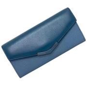 Pre-owned Leather wallets Fendi Vintage , Blue , Dames