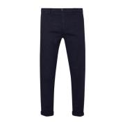 Blauwe Chino Broek Heren Liu Jo , Blue , Heren