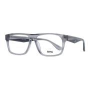 Grijze Plastic Rechthoekige Optische Monturen BMW , Gray , Heren