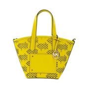 Daffodil Vegan 2-in-1 Tote Messenger Tas Michael Kors , Yellow , Dames