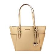 Stijlvolle leren tas in camel Michael Kors , Beige , Dames