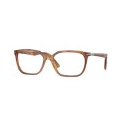 Tijdloze Stijl Brilmonturen Persol , Brown , Heren