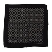 Zijden Geometrisch Patroon Vierkante Sjaal Dolce & Gabbana , Multicolo...