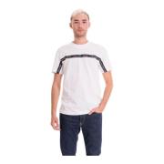 Logo Tape T-Shirt Calvin Klein Jeans , White , Heren