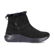 Zwarte Gesloten Booties Enkellaarzen Vrouwen Rieker , Black , Dames