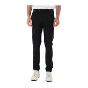 Chino broek met verborgen sluiting RRD , Black , Heren