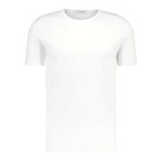 Katoenen T-shirt Ronde Hals Comfortabele Pasvorm Kiefermann , White , ...