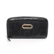 Pre-owned Leather wallets Jimmy Choo Pre-owned , Black , Dames