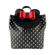 Minnie Mouse Leren Rugzak Boog Ontwerp Kate Spade , Black , Dames