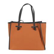 Elegante Marcella Leren Handtas Gianni Chiarini , Orange , Dames